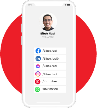 QR Code on social media portal